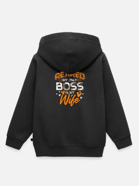 Ruhestand Chef - Kinder Premium Organic Hoodie - Schwarz