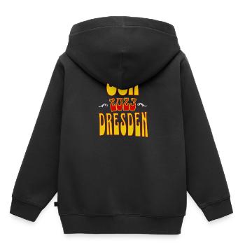 Dresden JGA Junggesellenabschied 2023 für Fans - Kinder Premium Organic Hoodie - Schwarz - Hinten - AI Model Kid Male (0cm)