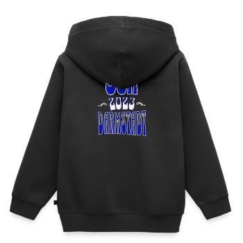 Darmstadt JGA Junggesellenabschied 2023 für Fans - Kinder Premium Organic Hoodie - Schwarz - Hinten - AI Model Kid Male (0cm)