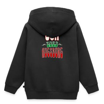 Augsburg JGA Junggesellenabschied 2023 für Fans - Kinder Premium Organic Hoodie - Schwarz - Hinten - AI Model Kid Male (0cm)