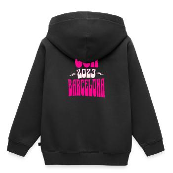Barcelona JGA Junggesellenabschied 2023 für Fans - Kinder Premium Organic Hoodie - Schwarz - Hinten - AI Model Kid Male (0cm)