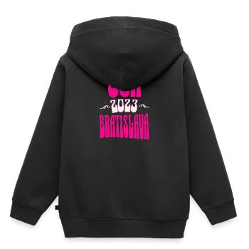 Bratislava JGA Junggesellenabschied 2023 für Fans - Kinder Premium Organic Hoodie - Schwarz - Hinten - AI Model Kid Male (0cm)