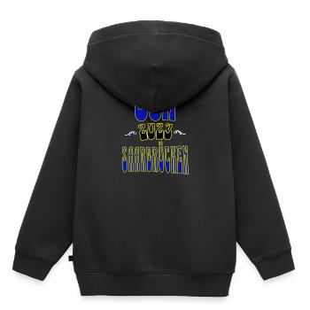 Saarbrücken JGA Junggesellenabschied 2023 für Fans - Kinder Premium Organic Hoodie - Schwarz - Hinten - AI Model Kid Male (0cm)