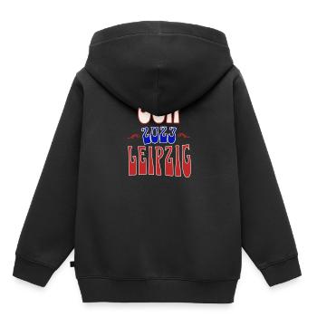 Leipzig JGA Junggesellenabschied 2023 für Fans - Kinder Premium Organic Hoodie - Schwarz - Hinten - AI Model Kid Male (0cm)