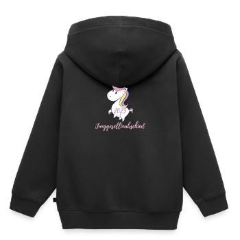 Das war's Junggesellinabschied 2023 - Team Braut - Kinder Premium Organic Hoodie - Schwarz - Hinten - AI Model Kid Male (0cm)