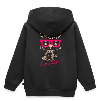 leopard - Kids Premium Organic Hoodie - black - Back - AI Model Kid Male (0cm)