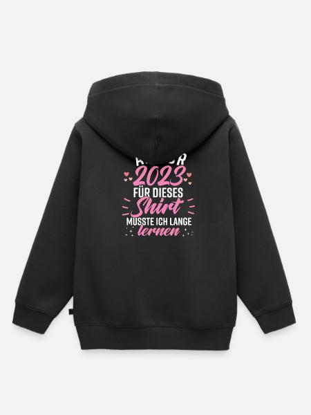 Abitur 2023 - Kinder Premium Organic Hoodie - Schwarz