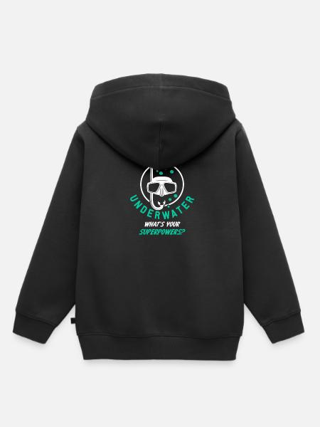 Tauchen - Kinder Premium Organic Hoodie - Schwarz
