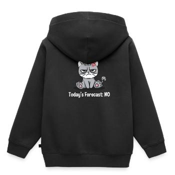 Nowadays predicts no sarcastic lust - Kids Premium Organic Hoodie - black - Back - AI Model Kid Male (0cm)