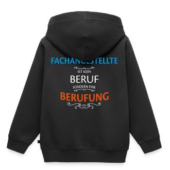 Steuerfachangestellte Beruf - Kinder Premium Organic Hoodie - Schwarz - Hinten - AI Model Kid Male (0cm)