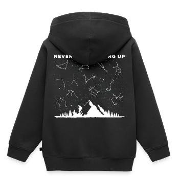 Physicien du télescope - Sweat Premium à capuche enfant bio - noir - Dos - AI Model Kid Male (0cm)