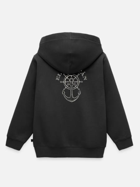 El Capitan - Kinder Premium Organic Hoodie - Schwarz