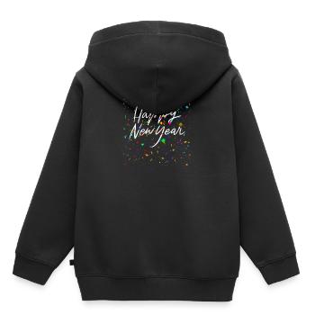 Happy New Year Party - Kinder Premium Organic Hoodie - Schwarz - Hinten - AI Model Kid Male (0cm)