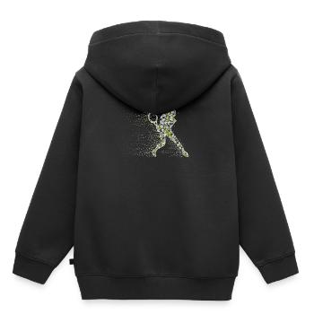 tennis - Kids Premium Organic Hoodie - black - Back - AI Model Kid Male (0cm)