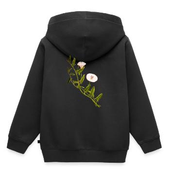 herbes thym romarin persil origan aneth - Sweat Premium à capuche enfant bio - noir - Dos - AI Model Kid Male (0cm)