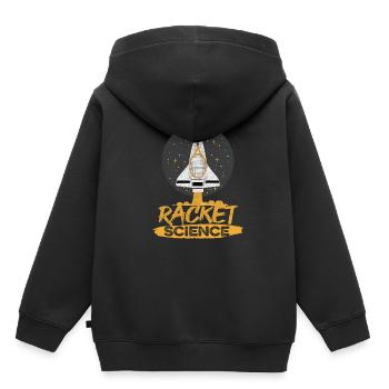 Tennis Partie Design für deinen Tennis Kollege - Kinder Premium Organic Hoodie - Schwarz - Hinten - AI Model Kid Male (0cm)