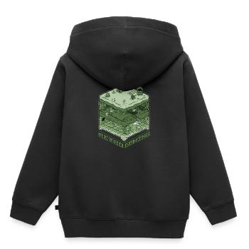 Retro Gaming - Kinder Premium Organic Hoodie - Schwarz - Hinten - AI Model Kid Male (0cm)