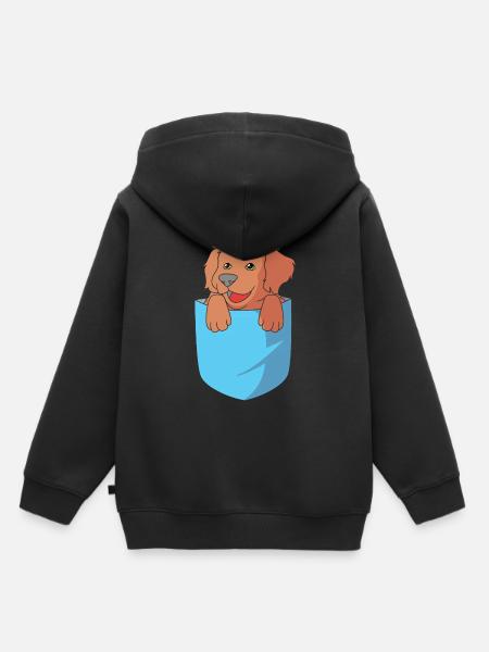 Boykin Spaniel - Kinder Premium Organic Hoodie - Schwarz