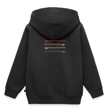 Cello - Kinder Premium Organic Hoodie - Schwarz - Hinten - AI Model Kid Male (0cm)