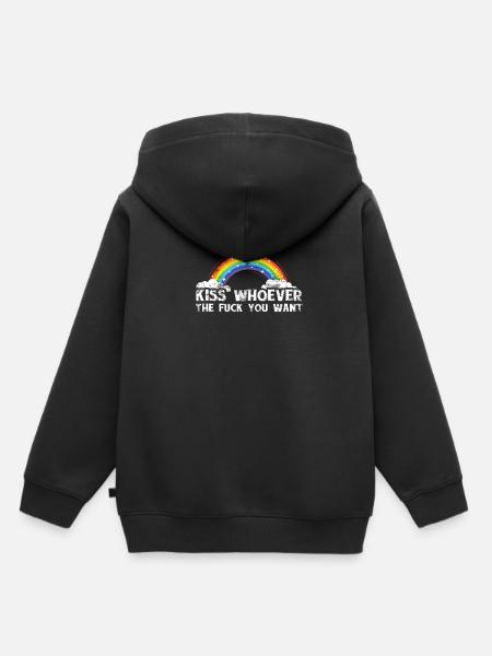 LGBTQ - Kinder Premium Organic Hoodie - Schwarz