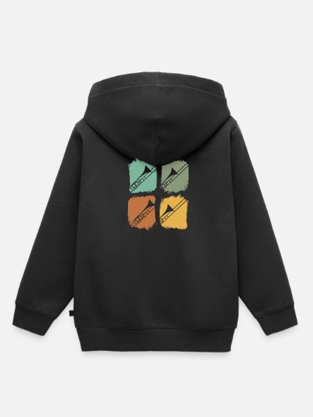 Posaunist Instrument - Kinder Premium Organic Hoodie - Schwarz