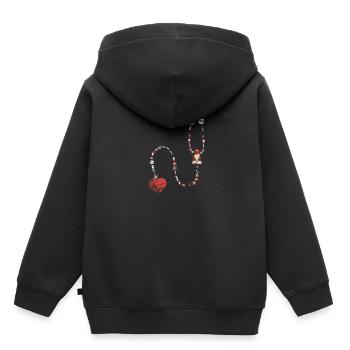 Stéthoscope infirmière - Sweat Premium à capuche enfant bio - noir - Dos - AI Model Kid Male (0cm)