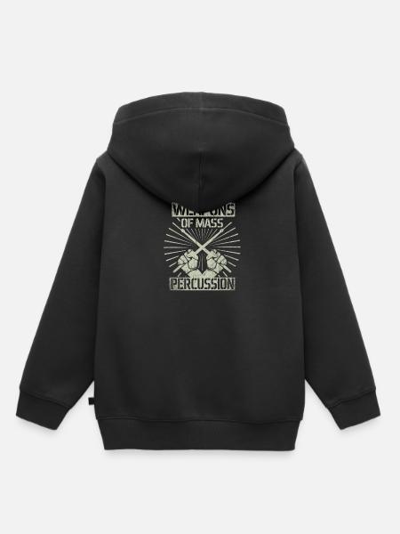 Schlagzeug Schlagzeuger - Kinder Premium Organic Hoodie - Schwarz