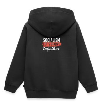 Kommunismus Antikommunist - Kinder Premium Organic Hoodie - Schwarz - Hinten - AI Model Kid Male (0cm)