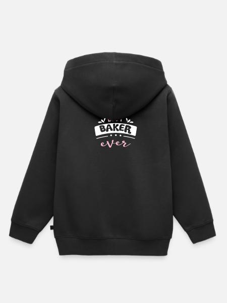Beste Bäckerin Geschenkidee - Kinder Premium Organic Hoodie - Schwarz