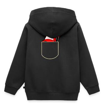 Gasoline Hat In The Pocket Gasoline Crew Gift Idea - Kids Premium Organic Hoodie - black - Back - AI Model Kid Male (0cm)