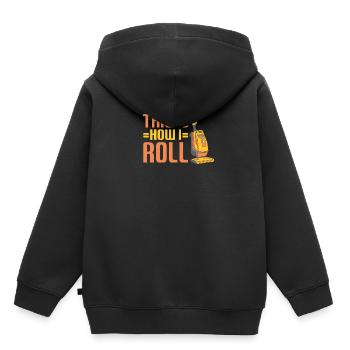 Staubsauger Haushalt Hausputz Hausfrau Hausmann - Kinder Premium Organic Hoodie - Schwarz - Hinten - AI Model Kid Male (0cm)