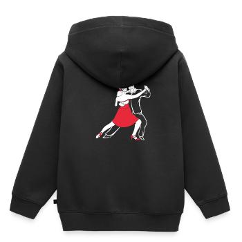 Salsa Dancer Dancer - Kids Premium Organic Hoodie - black - Back - AI Model Kid Male (0cm)
