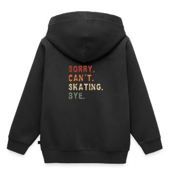 Skateboarding Skateboard Design For Skateboarder - Kids Premium Organic Hoodie - black - Back - AI Model Kid Male (0cm)