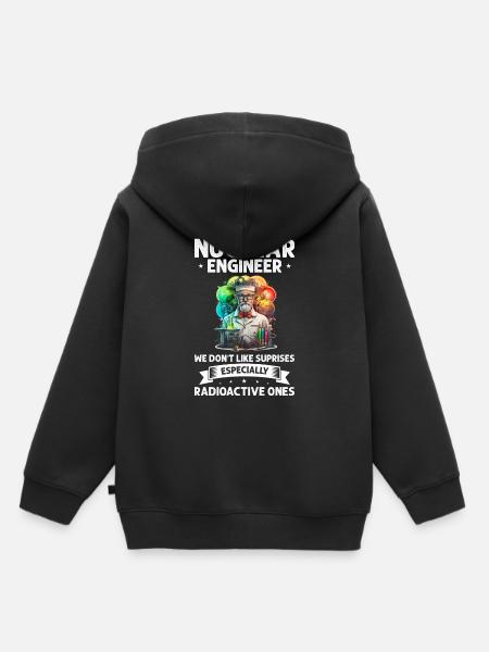 Kernenergie Spruch für Kernenergie - Kinder Premium Organic Hoodie - Schwarz