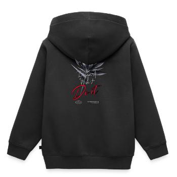Dream it Wish it Do it - Kinder Premium Organic Hoodie - Schwarz - Hinten - AI Model Kid Male (0cm)