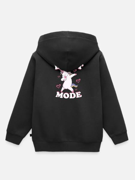 Biest Modus - Kinder Premium Organic Hoodie - Schwarz
