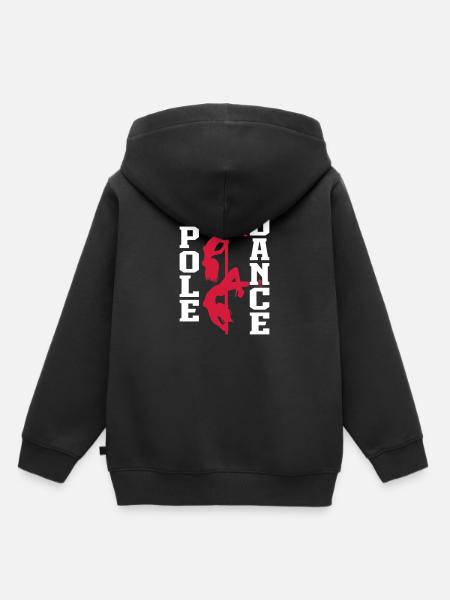 Pole Dance - Kinder Premium Organic Hoodie - Schwarz