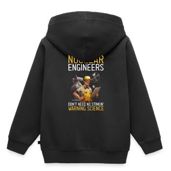 Nuklearingenieur für Kernkraftwerk und Kernenergie - Kinder Premium Organic Hoodie - Schwarz - Hinten - AI Model Kid Male (0cm)