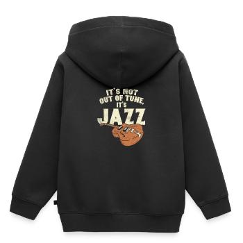 It's jazz - Kids Premium Organic Hoodie - black - Back - AI Model Kid Male (0cm)