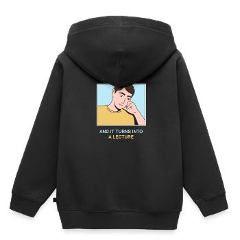 Parents Design für junge stolze Pinoys - Kinder Premium Organic Hoodie - Schwarz - Hinten - AI Model Kid Male (0cm)