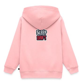 Tuning: Eat Sleep Drift - Sweat Premium à capuche enfant bio - rose - Dos - AI Model Kid Female (0cm)