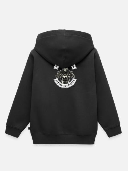Biker Ibuprofen Arthritis Motorrad Chopper - Kinder Premium Organic Hoodie - Schwarz
