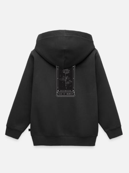 Ace Of Wands - Kids Premium Organic Hoodie - black