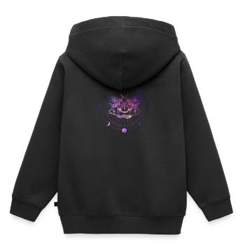 Tarot Kartenlesen Motte - Kinder Premium Organic Hoodie - Schwarz - Hinten - AI Model Kid Male (0cm)