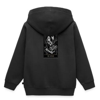The Lovers Tarotkarte - Kinder Premium Organic Hoodie - Schwarz - Hinten - AI Model Kid Male (0cm)