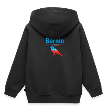 Bernie Sanders Président des élections BlueBird 2020 - Sweat Premium à capuche enfant bio - noir - Dos - AI Model Kid Male (0cm)