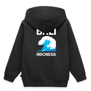 Bali - Kids Premium Organic Hoodie - black - Back - AI Model Kid Male (0cm)