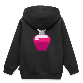 Parfum - Sweat Premium à capuche enfant bio - noir - Dos - AI Model Kid Male (0cm)