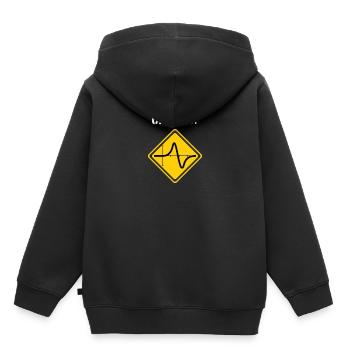 Attention aux maths - Sweat Premium à capuche enfant bio - noir - Dos - AI Model Kid Male (0cm)