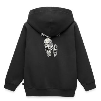 Fire brigade - Kids Premium Organic Hoodie - black - Back - AI Model Kid Male (0cm)